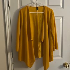Mustard Shein Plus Size Blazer NWOT 1X